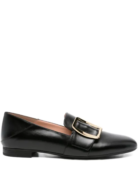 Bally Janelle buckle leather loafers