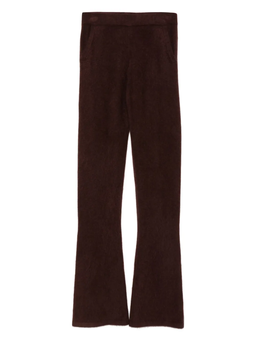Dorothee Schumacher Patch-pocket Trousers In Brown