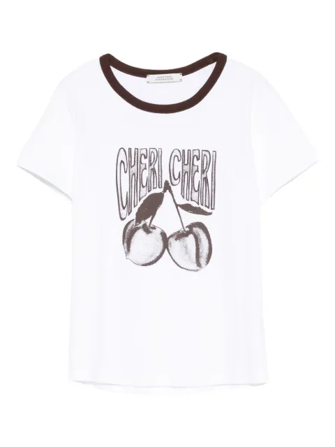 Dorothee Schumacher cherry-print round-neck T-shirt