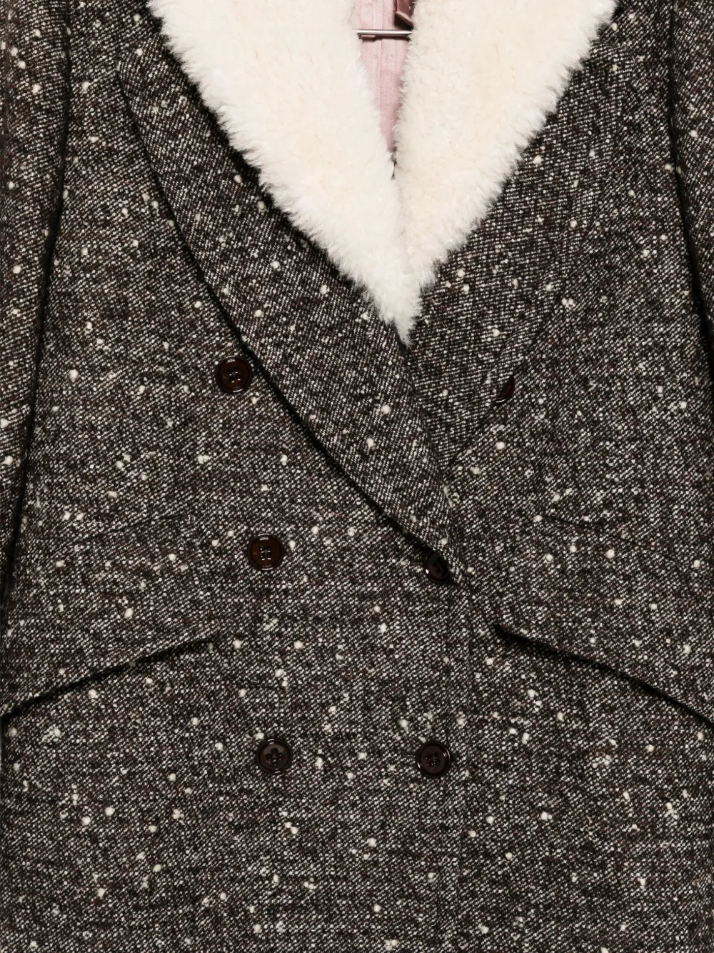 Dorothee Schumacher Double-breasted Coat In Gray