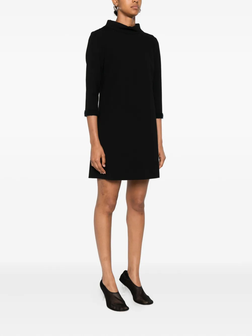 Dorothee Schumacher Mini-jurk met verborgen sluiting en afwerking Zwart