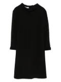 Dorothee Schumacher trim-detail concealed-fastening mini dress - Black