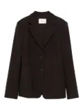 Dorothee Schumacher button-fastening patch-pocket blazer - Brown