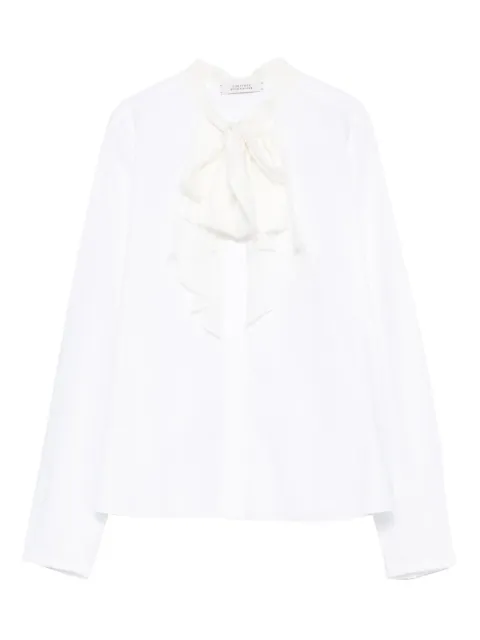 Dorothee Schumacher draped-bow ruffled blouse