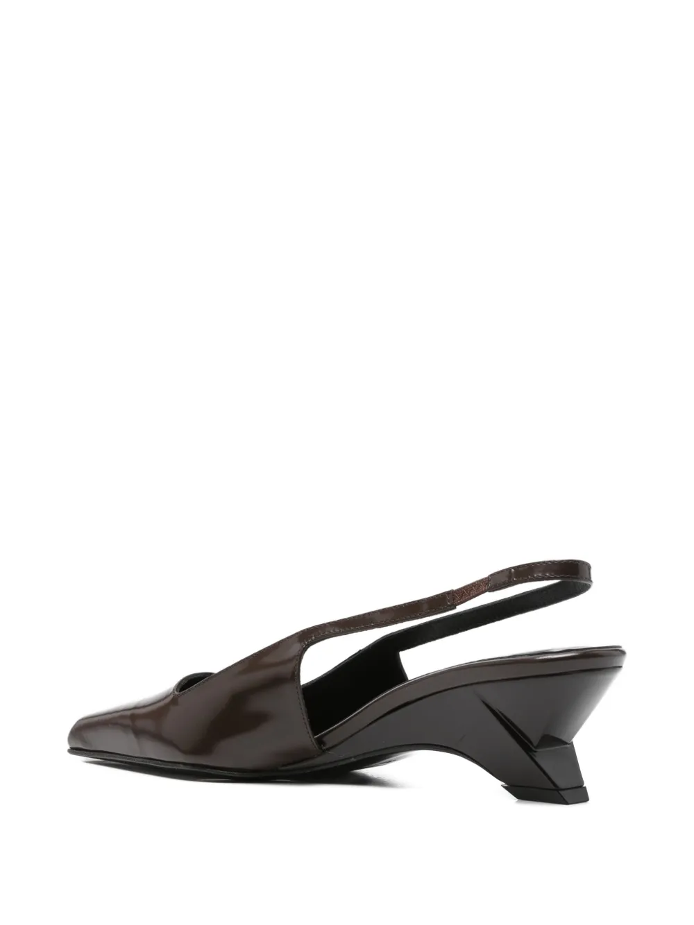 Dorothee Schumacher 60 mm slingback pumps met hak Bruin