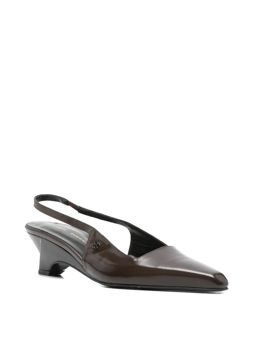 Dorothee Schumacher 60 mm slingback pumps met hak Bruin