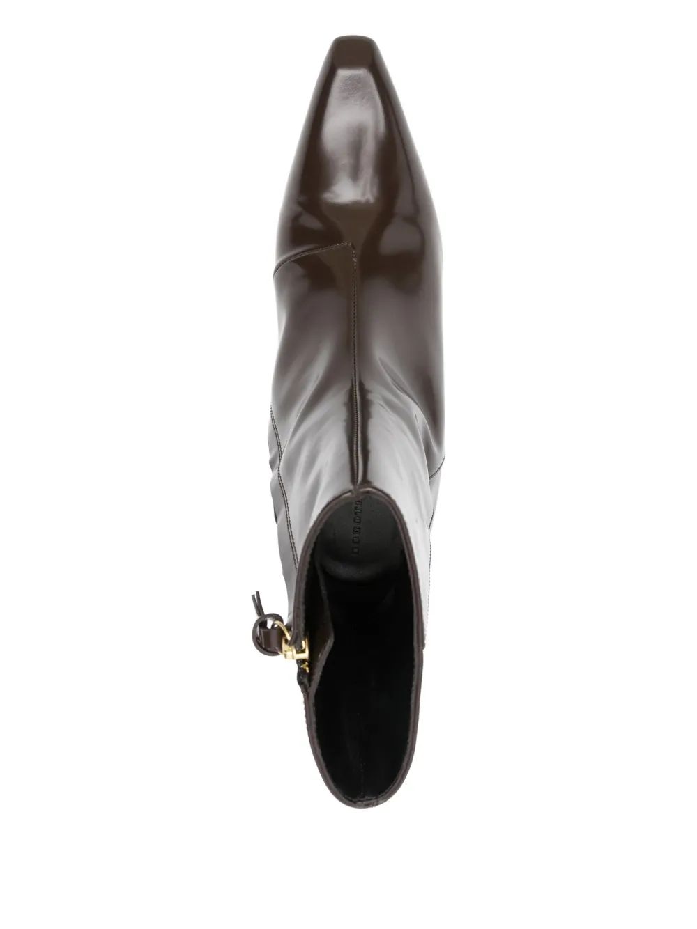 Dorothee Schumacher Tirol leren enkellaarzen Bruin