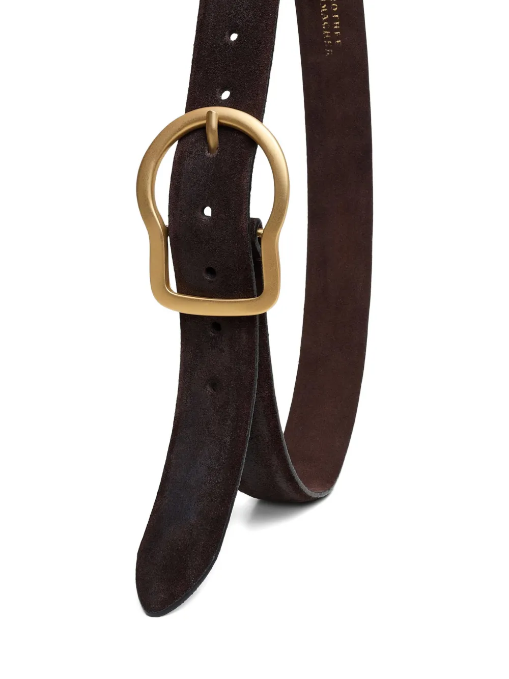 Dorothee Schumacher waxed suede buckle belt | Image 2