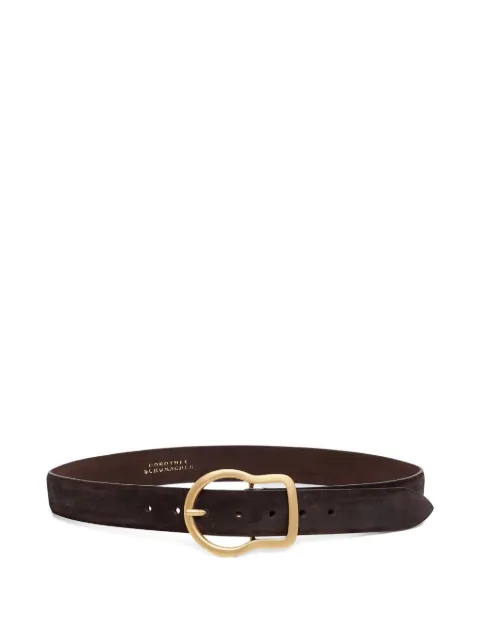 Dorothee Schumacher waxed suede buckle belt