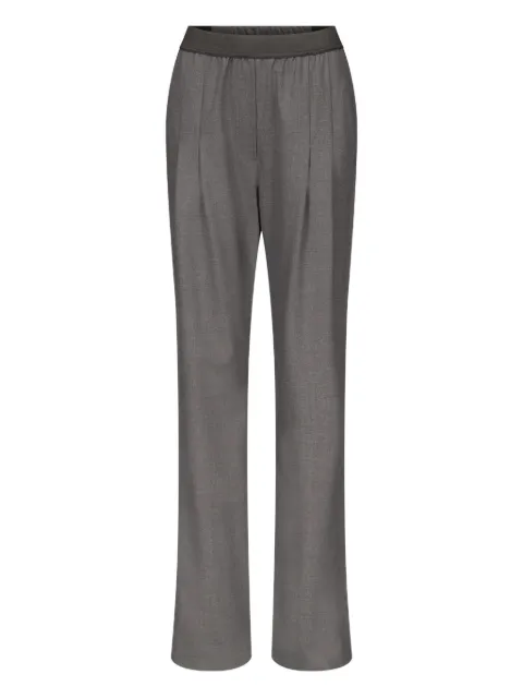 LouLou de Saison pleated elasticated-waist straight trousers