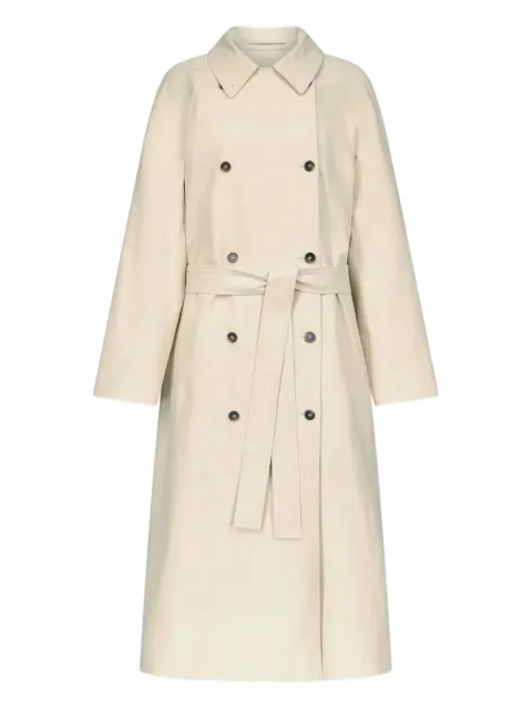 LouLou de Saison Zuru double-breasted belted trench coat