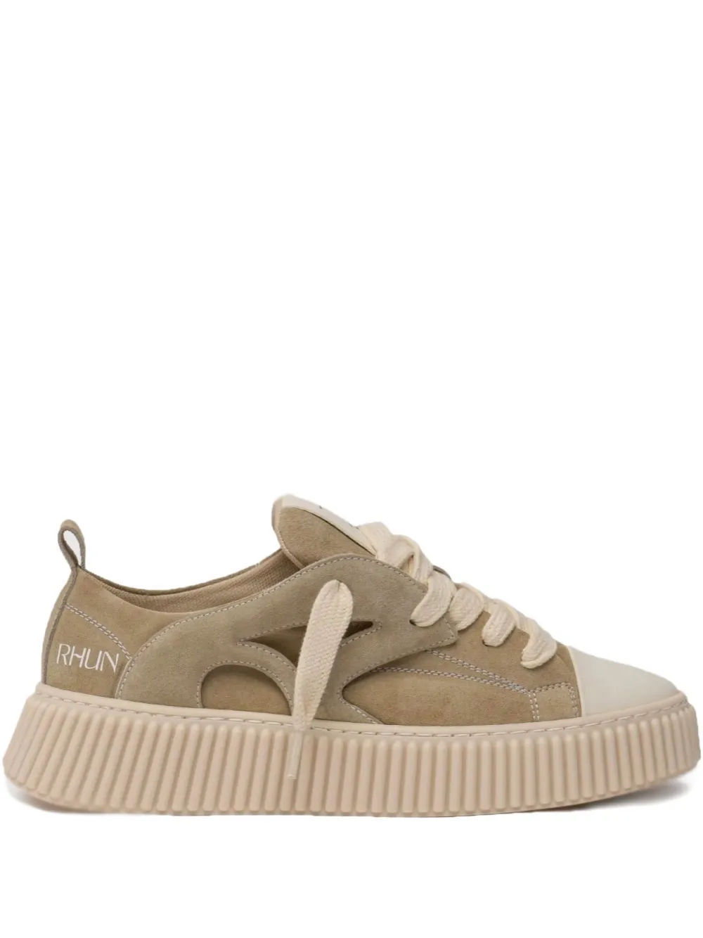 Rhun low-top platform sneakers BEIGE