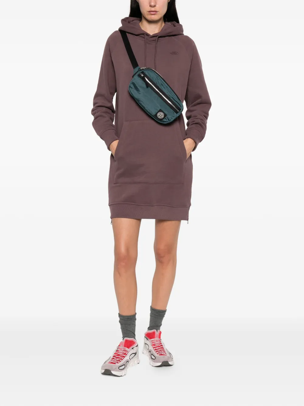The North Face Jurk met capuchon Paars
