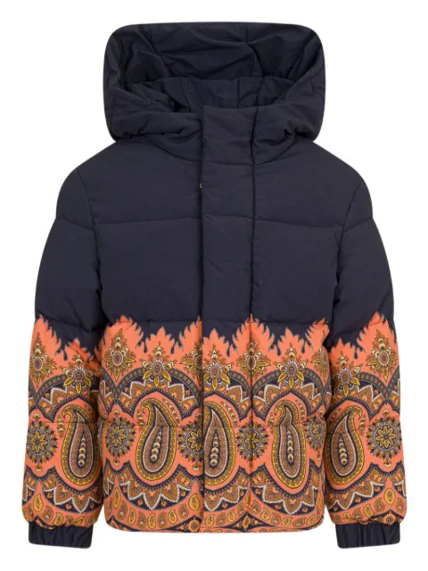 ETRO KIDS paisley-print hooded jacket