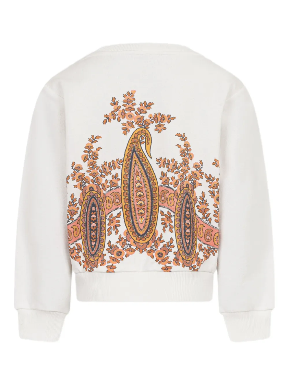 ETRO KIDS Sweater met paisley-bloemen Wit