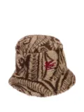 ETRO KIDS paisley-jacquard bucket hat - Brown