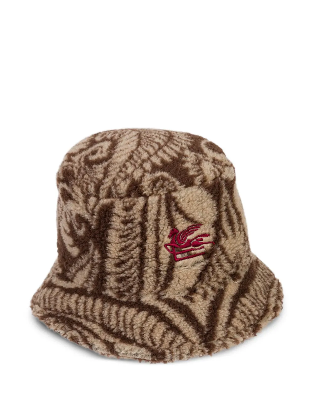ETRO KIDS Vissershoed met paisley-jacquard Bruin