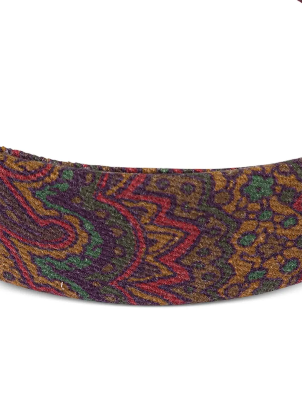 ETRO KIDS Haarband met paisley-patroon Rood