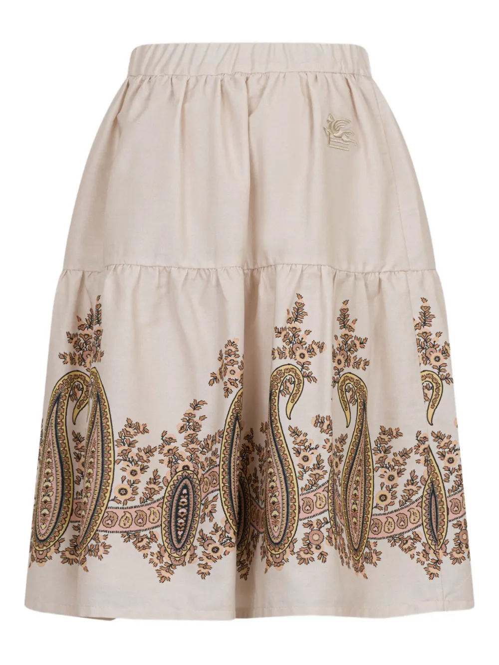 ETRO KIDS paisley tiered skirt | Neutrals | Image 1