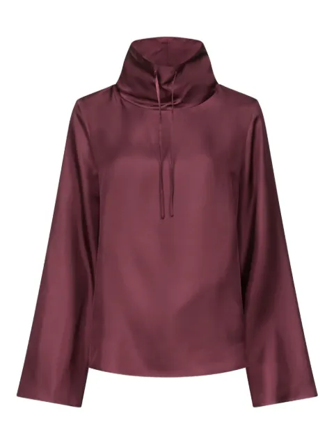 LouLou de Saison drawstring-neck wide-sleeve top