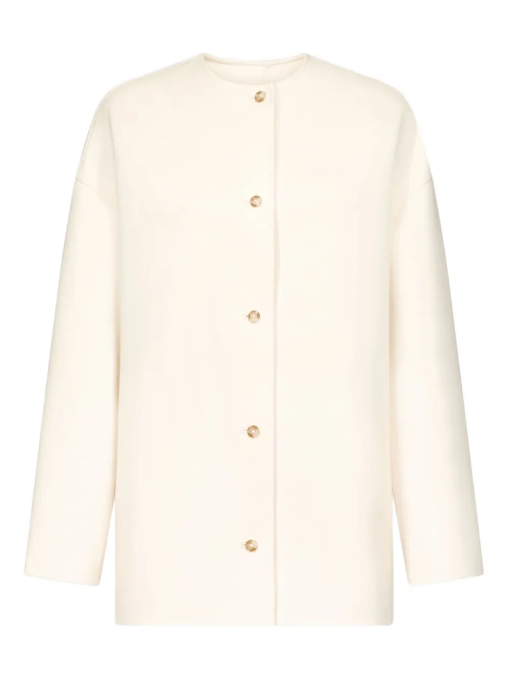 Loulou De Saison Dunne Drap Coat In White