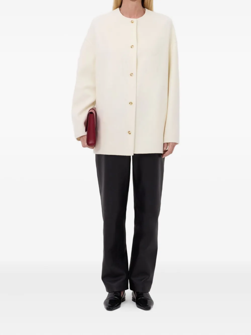 LouLou de Saison Dunne drap coat | Single Breasted Coats | Image 2