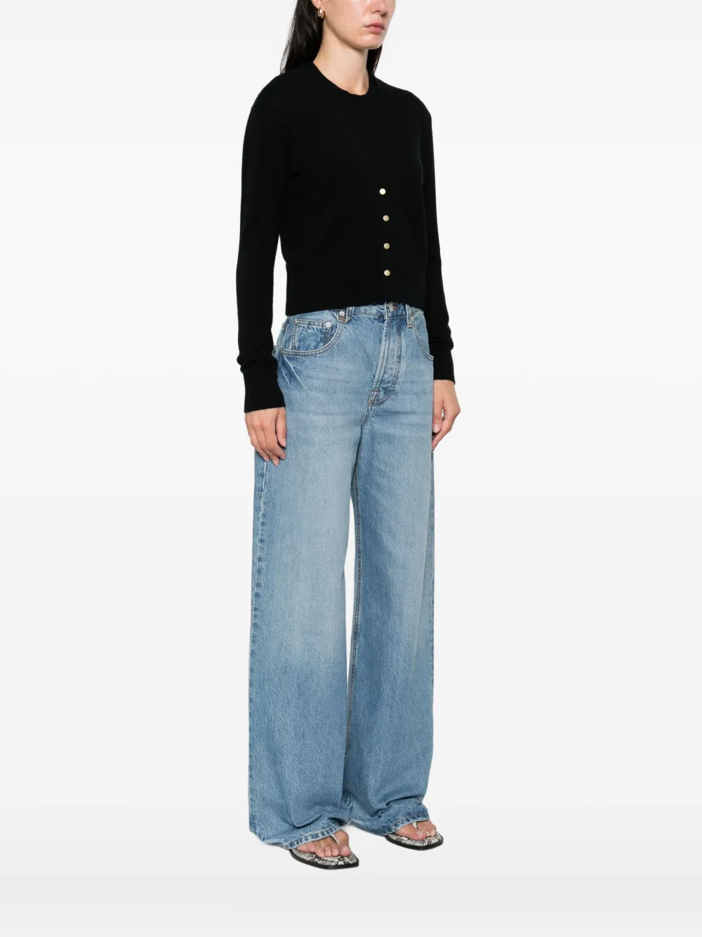 Forte Cropped vest Zwart