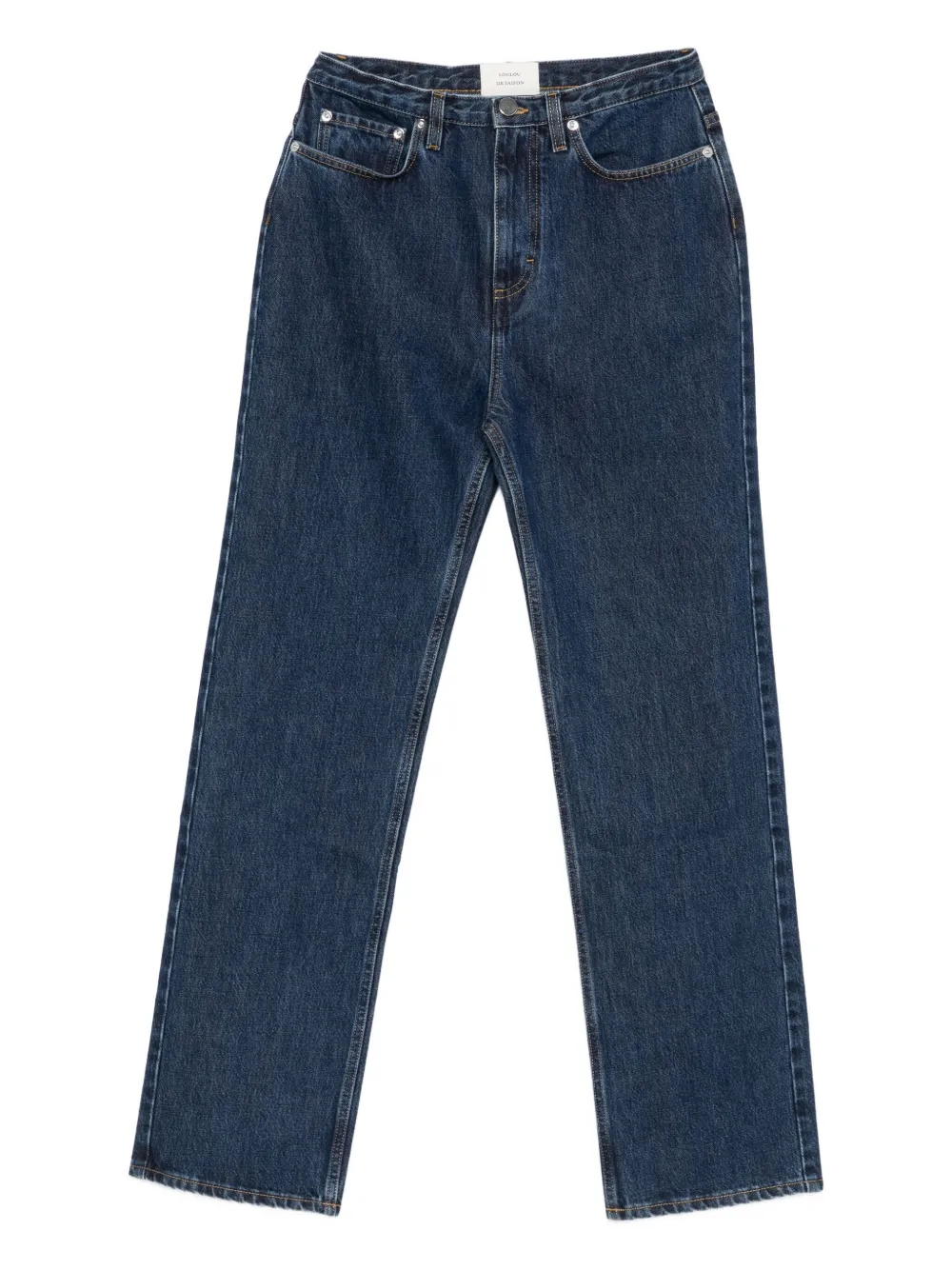 LouLou de Saison Jude jeans met vijf zakken Blauw