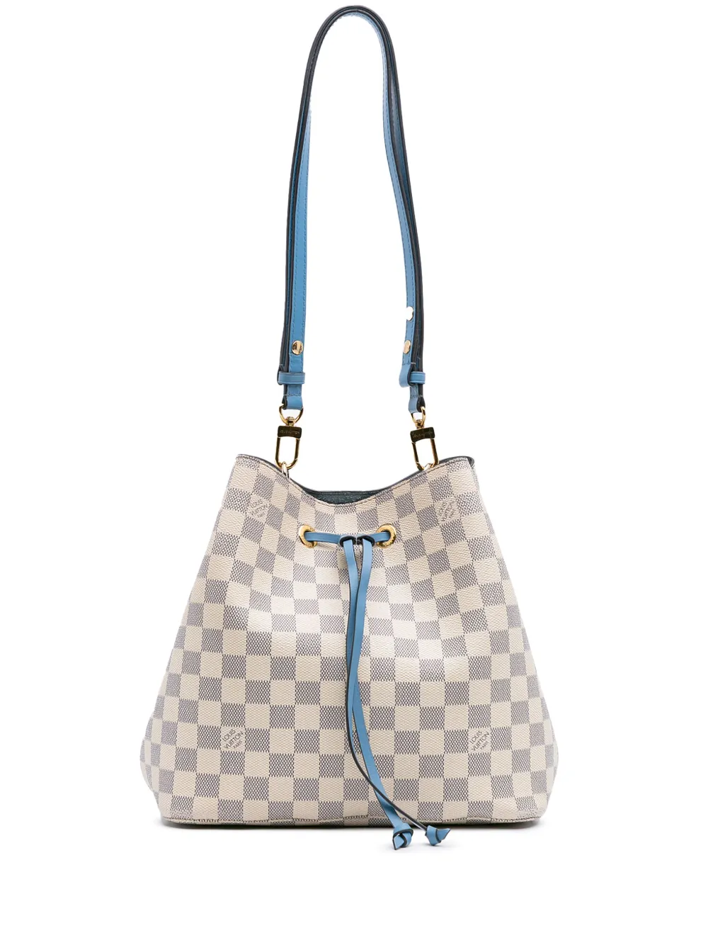 Louis Vuitton Pre-Owned 2019 ダミエ アズール ネオノエ MM バケットバッグ - ブルー Louis Vuitton Pre-Owned 2019 ダミエ アズール ネオノエ MM バケットバッグ - ブルー