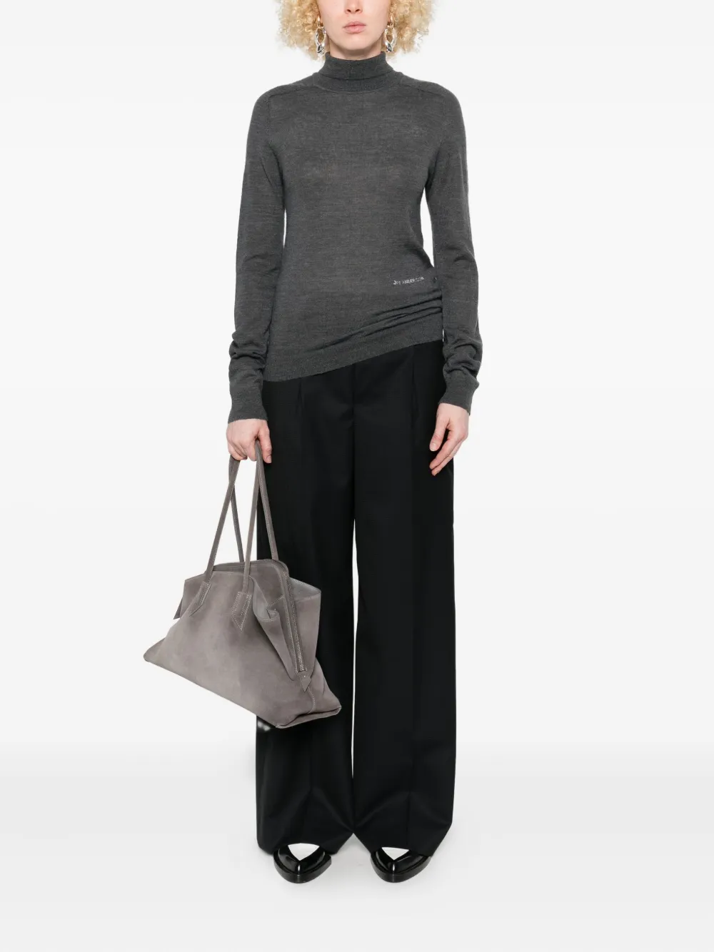 Kenzo Broek met geplooid detail - Blauw