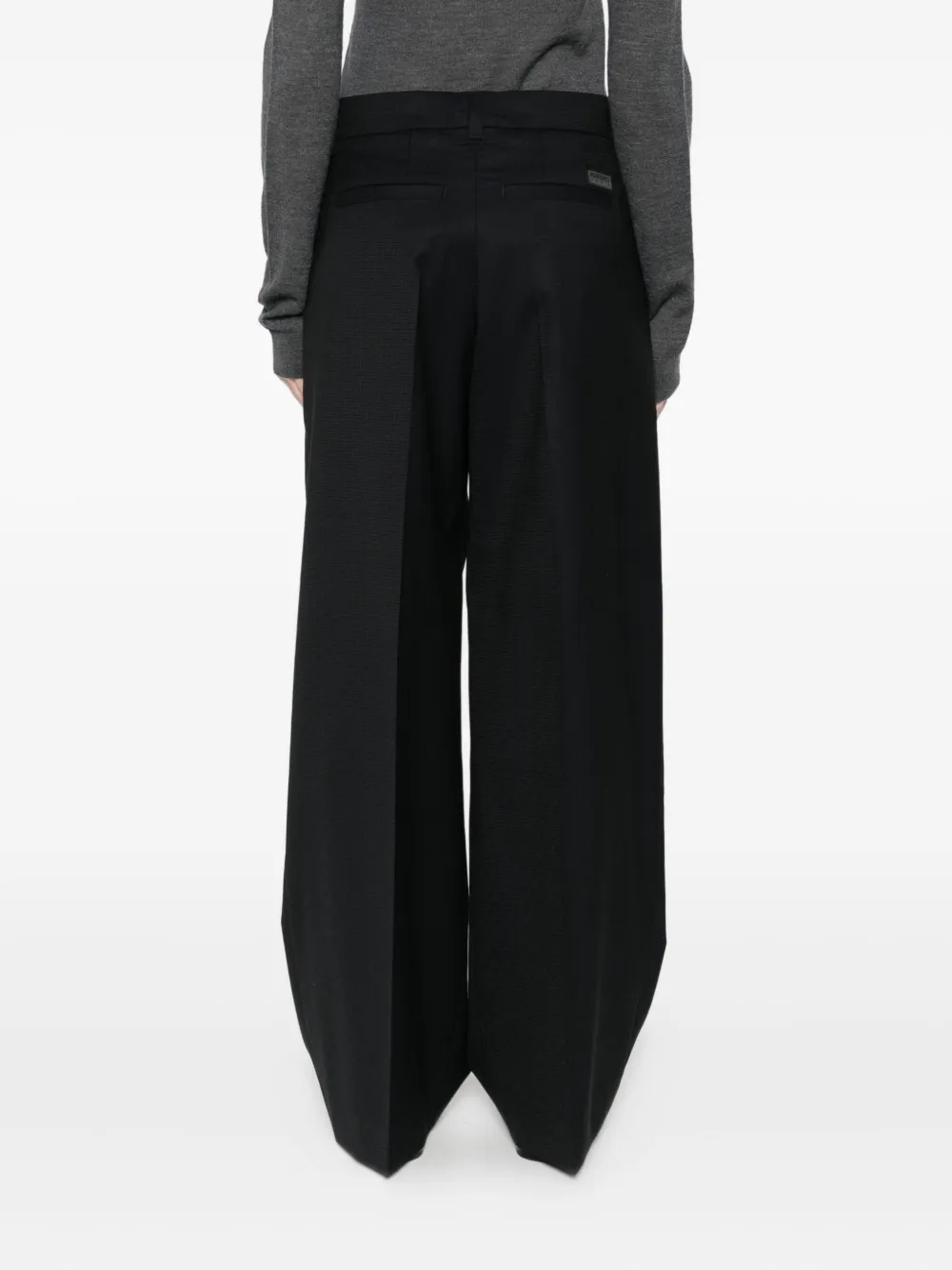Kenzo Broek met geplooid detail Blauw