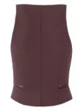 Elisabetta Franchi zip-up sleeveless top - Red