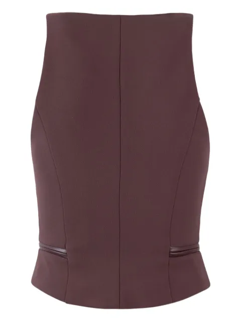Elisabetta Franchi zip-up sleeveless top