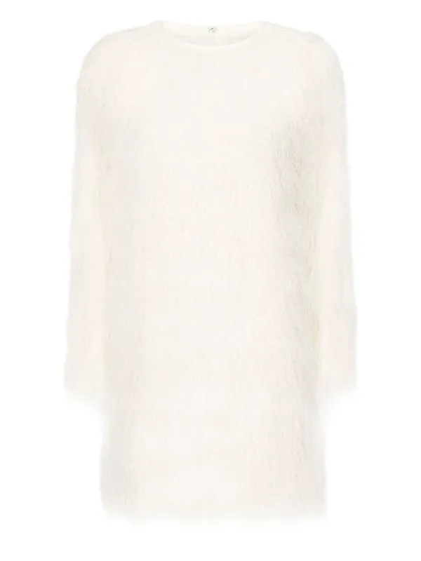 chinese dress ladies Liya White Fringe Dress