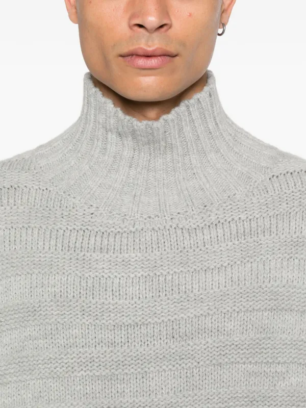 MM6 Maison Margiela タートルネック セーター | グレー | FARFETCH JP