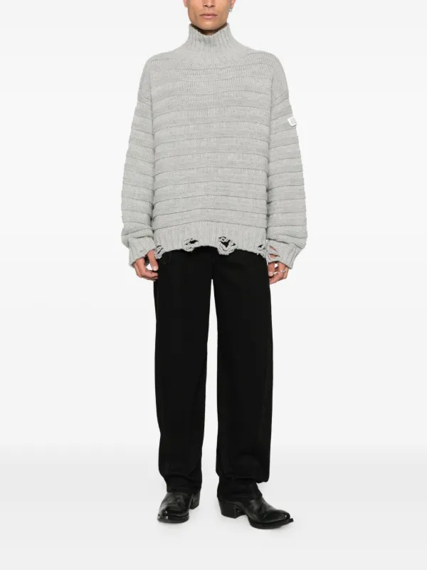 MM6 Maison Margiela タートルネック セーター | グレー | FARFETCH JP