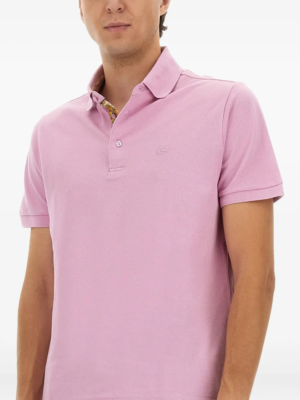ETRO Poloshirt met knopen Roze