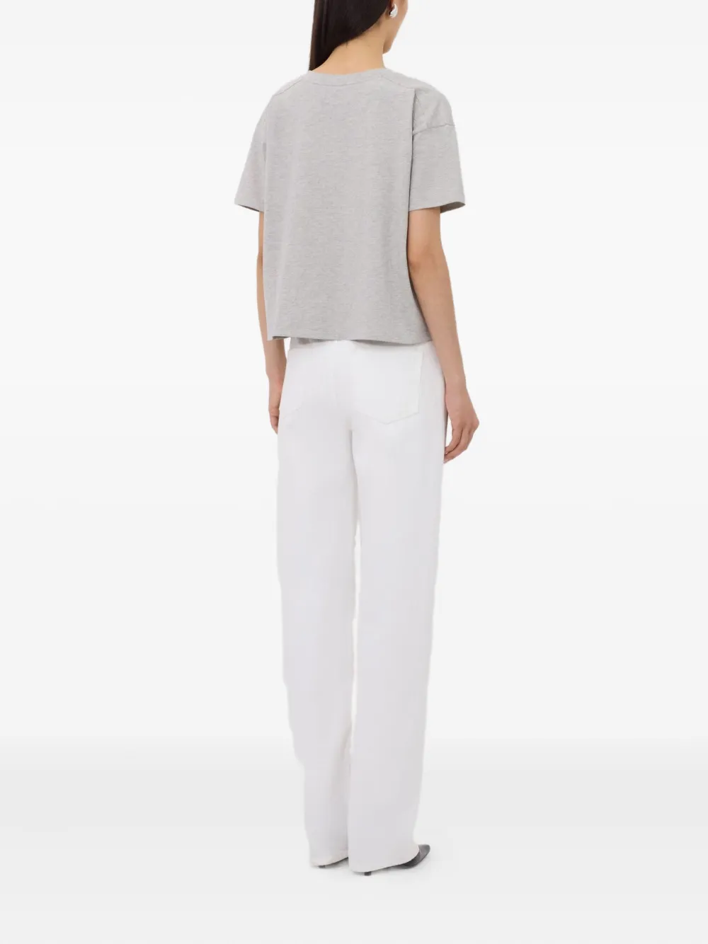 LouLou de Saison T-shirt met V-hals Grijs