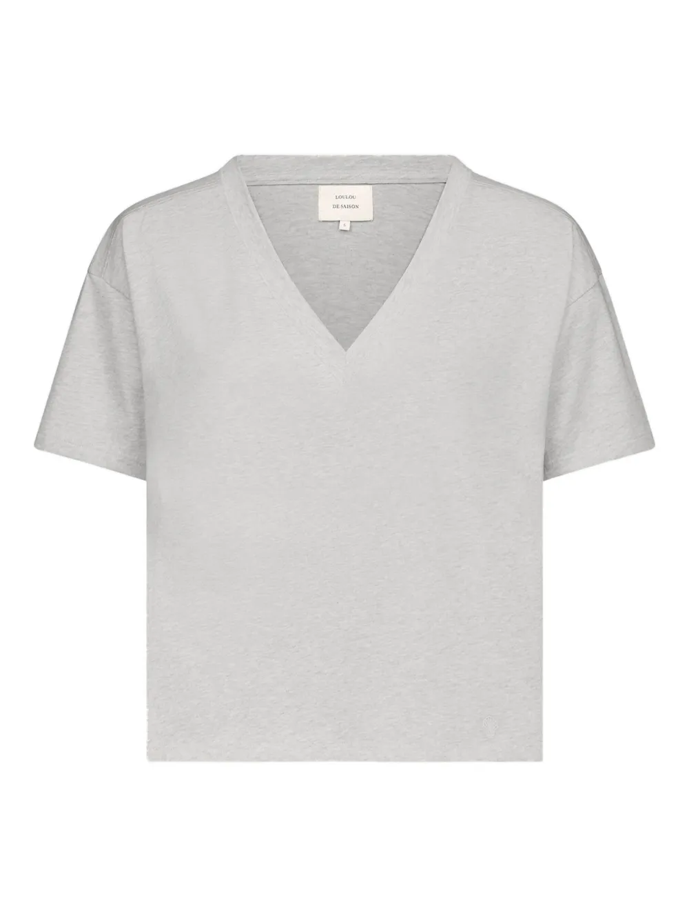 LouLou de Saison T-shirt met V-hals Grijs