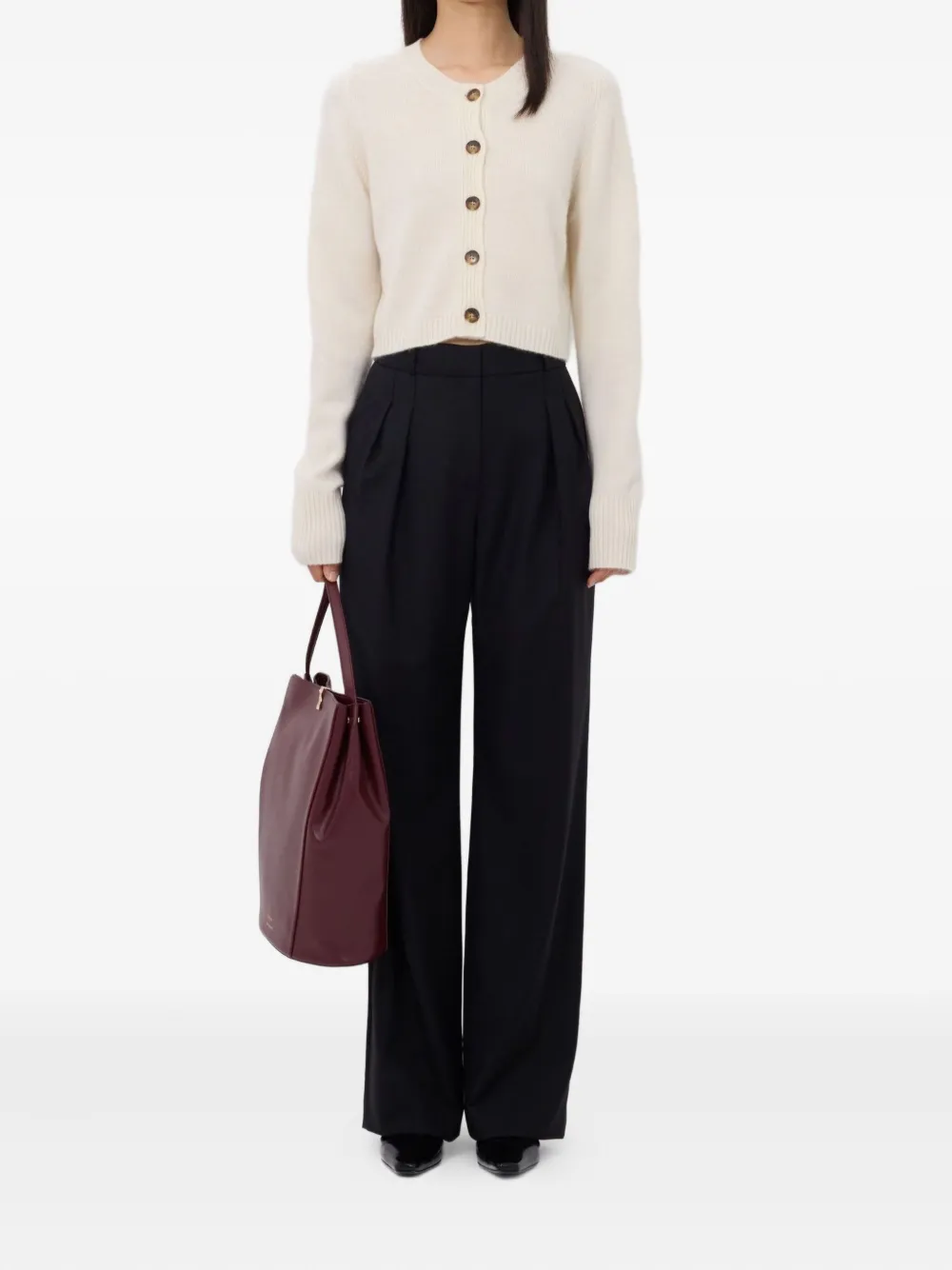 LouLou de Saison Kasjmier vest Wit