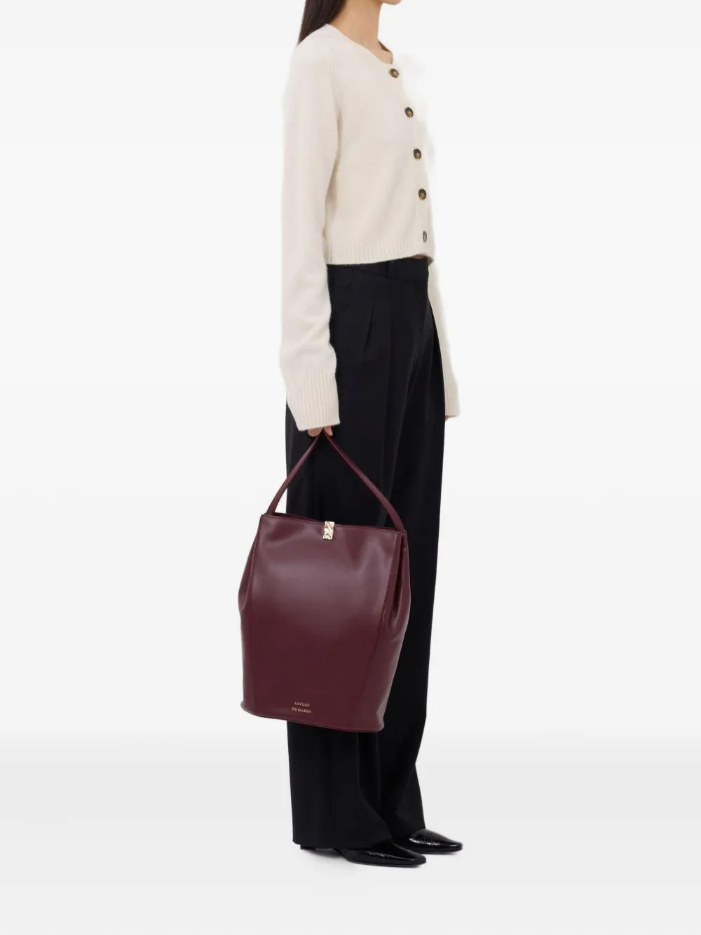 LouLou de Saison Kasjmier vest Wit