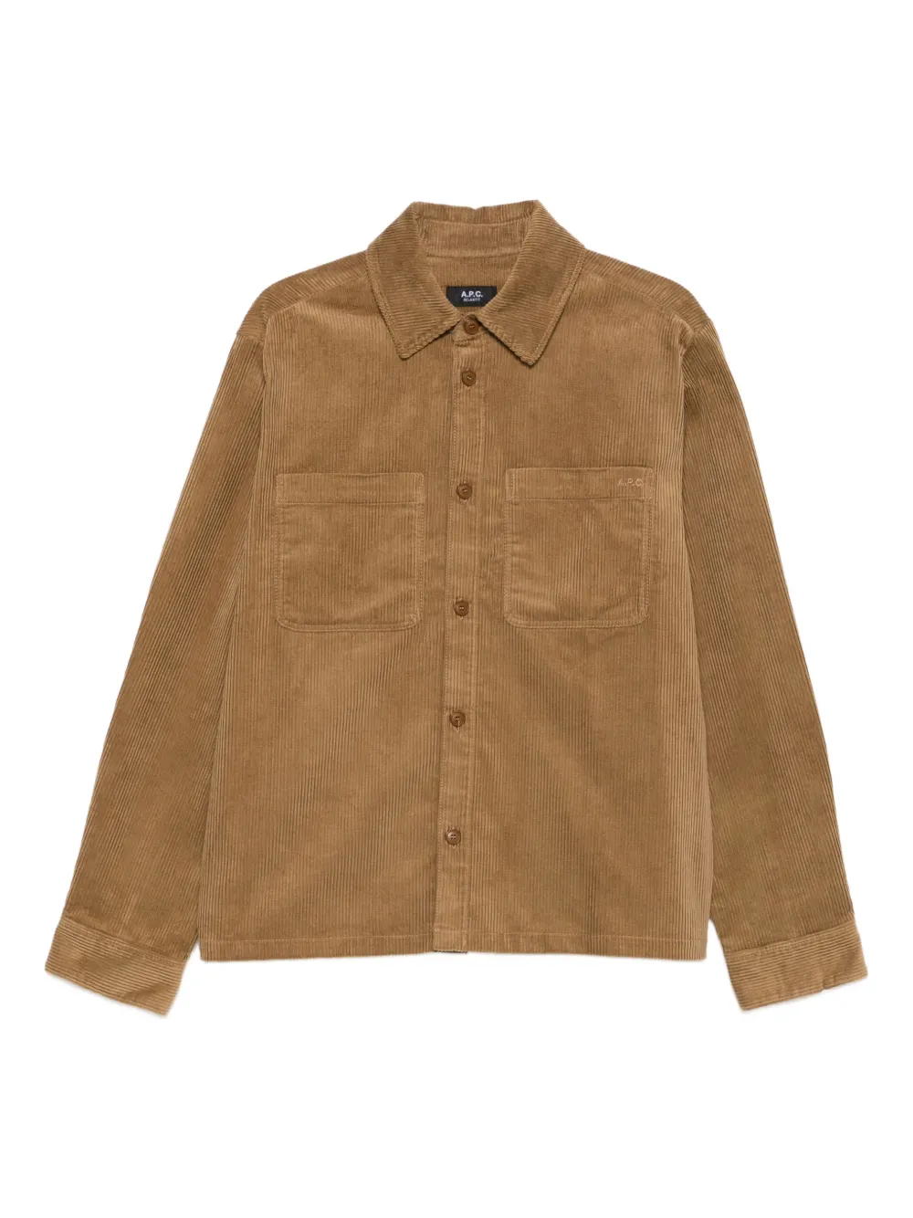 A.P.C. corduroy shirt jacket - ブラウン A.P.C. corduroy shirt jacket - ブラウン