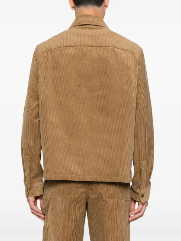 A.P.C アーペーセー フランス製 コーデュロイ ボア ジャケット ブラウン フランス製】A.P.C. コーデュロイジャケット ボアジャケット