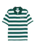 BLUE SKY INN striped embroidered polo shirt - Green