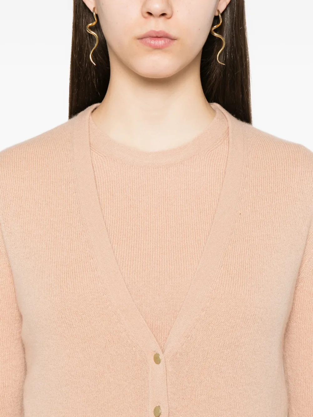 Forte Cropped vest Beige