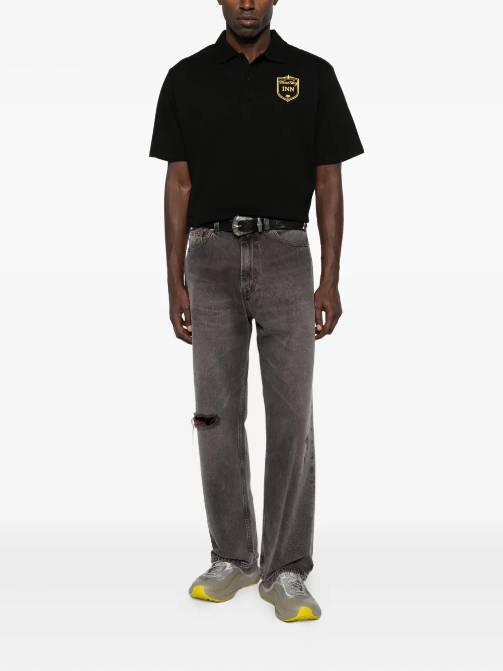 BLUE SKY INN logo-embroidered polo shirt | Image 2
