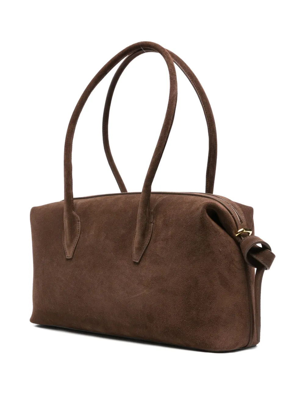 Yuzefi Brioche Shoulder Bag In Brown