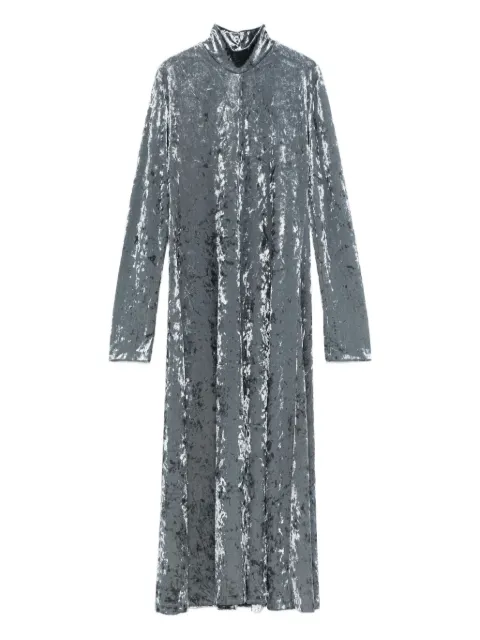 Forte Forte velvet high-neck dress