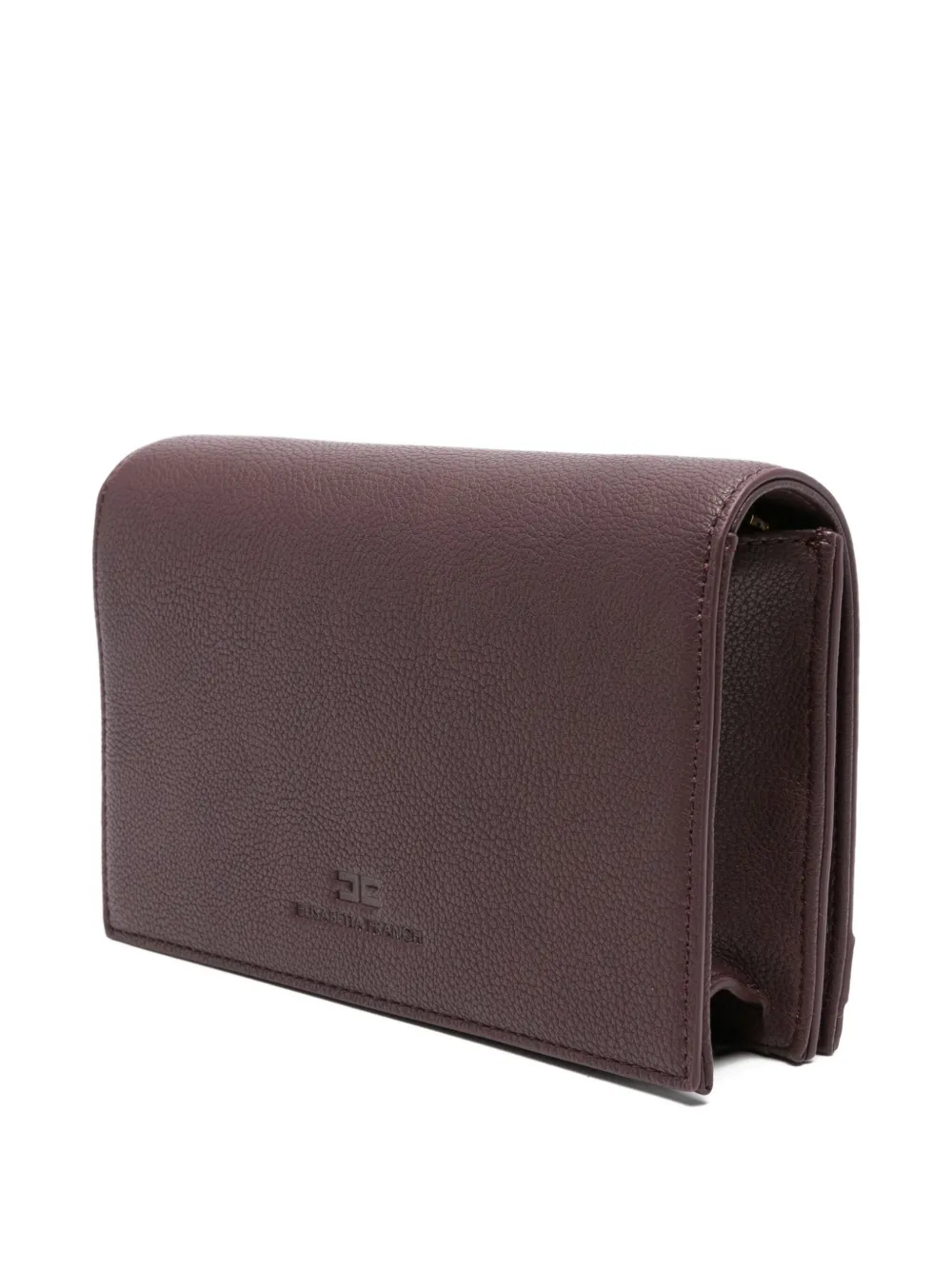 Elisabetta Franchi Leren crossbodytas Rood
