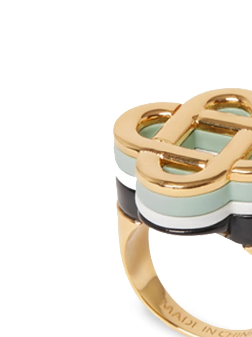 Casablanca Ring met email detail en logo - Goud
